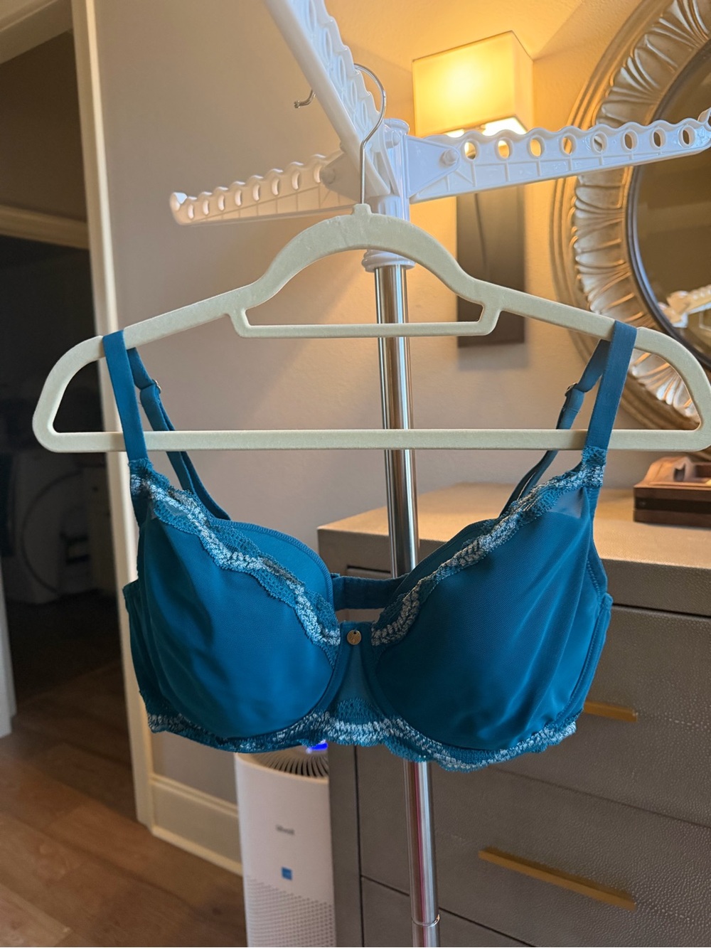 Natori Blue Lace Bra
